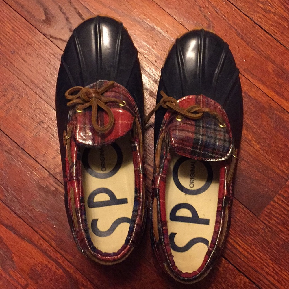 Barely worn sporto rain shoes